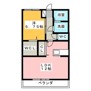 カーサ・カルム【1階】の間取り