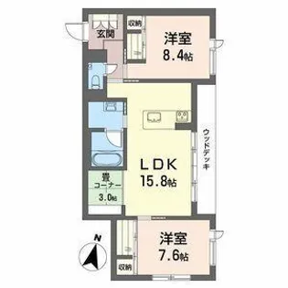 NC STYLE一社【3階】の間取り