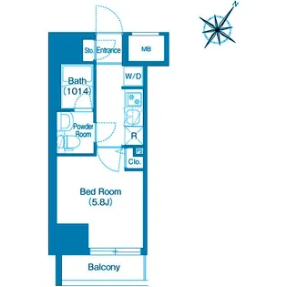 神奈川県川崎市高津区溝口2【マンション】の間取り