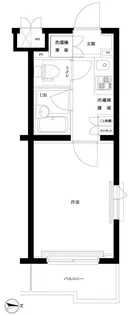 ルーブル蒲田本町【3階】の間取り