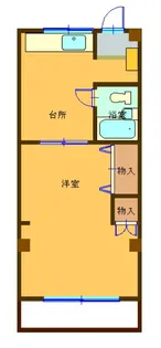 Mステージ港南中央【3階】の間取り