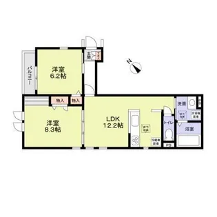 weises Haus(ヴァイセスハオス)【1階】の間取り