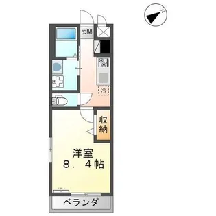Tiede House・K【2階】の間取り