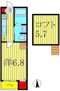 ヴィーテ桜台【2階】の間取り