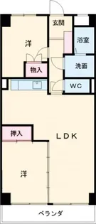 ライフ21 INA【1階】の間取り