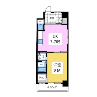 セントフィオーレ【10階】の間取り