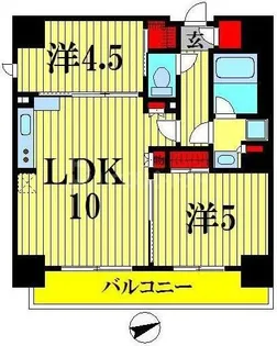 パークアクシス本所吾妻橋【5階】の間取り