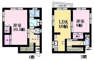ハイネスコマツの間取り