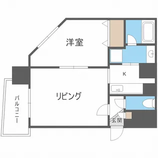 フォレスト円山【8階】の間取り