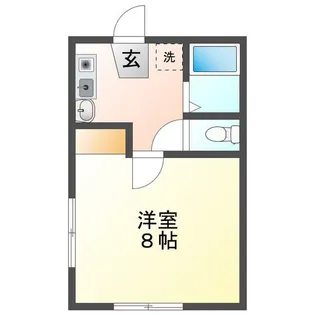 コーポ藤方【2階】の間取り