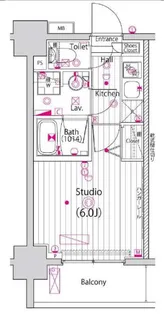 ガーラ・プレシャス高輪台【3階】の間取り