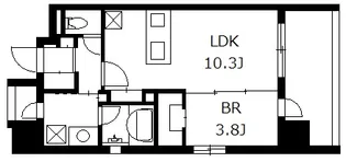 ルジェンテ赤坂【3階】の間取り