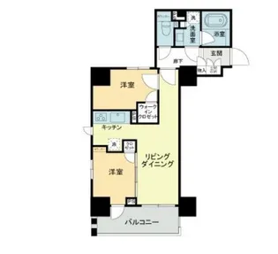 ライオンズ千代田岩本町ミレスーKDA【9階】の間取り