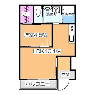 アーバンハイムT&S【1階】の間取り