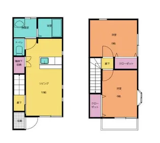 エンゼルクローバー【1階】の間取り
