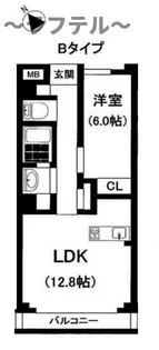 メゾンドール【3階】の間取り
