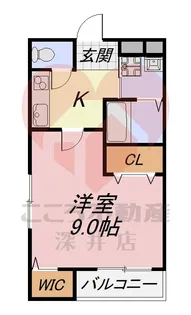 グランメゾンゆずり葉II番館【3階】の間取り