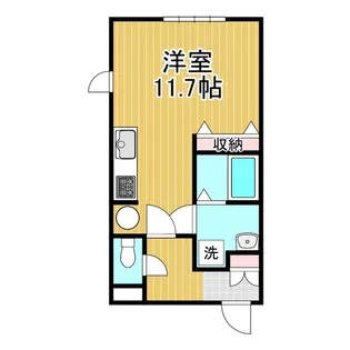 ブリリアンス1【1階】の間取り