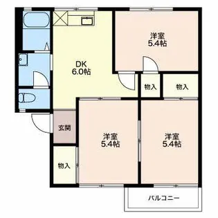 シティライフ原永【2階】の間取り