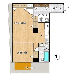 元代々木ペアシティ【2階】の間取り
