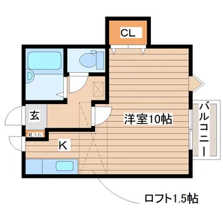 カリヨンコート【2階】の間取り
