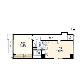 ジョイヒルズ南平台【4階】の間取り