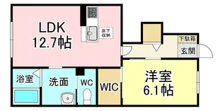 シャーメゾン・アルディシア【1階】の間取り