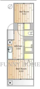 東京都目黒区中町2【マンション】の間取り