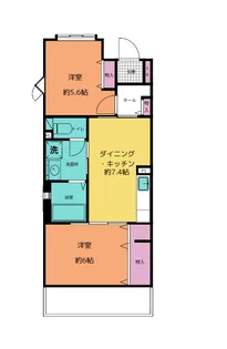 フレール六甲桜ケ丘【3階】の間取り