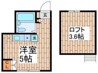 リプロン西馬込【1階】の間取り