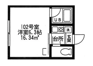 神奈川県横浜市神奈川区白幡向町【アパート】の間取り