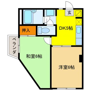 岐阜県岐阜市西野町8【マンション】の間取り