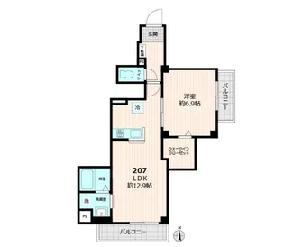 仮称)グレース【2階】の間取り
