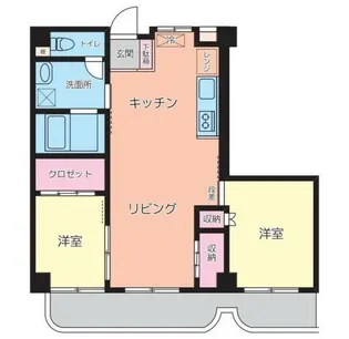 グランベールユーアイ【4階】の間取り
