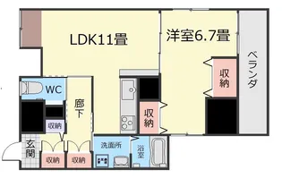 セントラルヒルズ【5階】の間取り