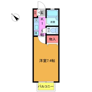 コーポ松風【2階】の間取り