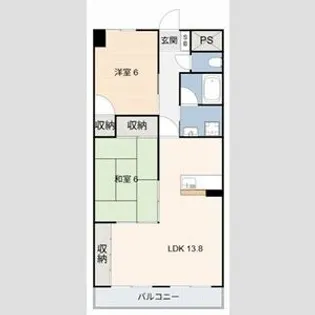 SOLE善明【3階】の間取り