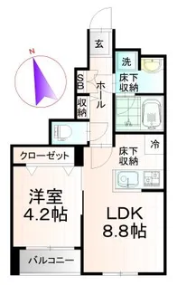 LA LUNE7【1階】の間取り