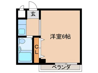 シェルプール 弐番館の間取り