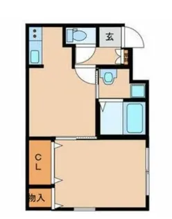 東京都文京区本駒込4【アパート】の間取り