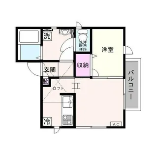 メゾン三宿【2階】の間取り