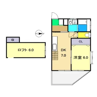 セリバテールノーブルマンション【3階】の間取り