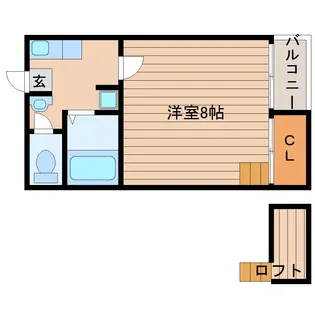 第10グリーンハイツ【1階】の間取り