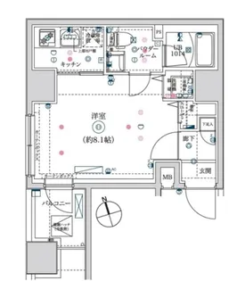 イアース亀戸【3階】の間取り