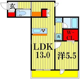 Wisteria Nishiarai【3階】の間取り