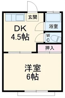 弥生荘【2階】の間取り