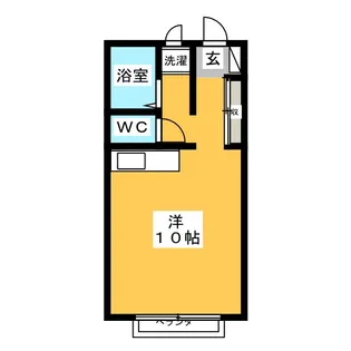 サニーコート芥見【1階】の間取り