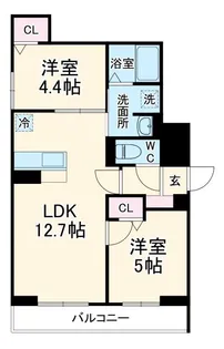 川口市戸塚2丁目 新築PJ【3階】の間取り