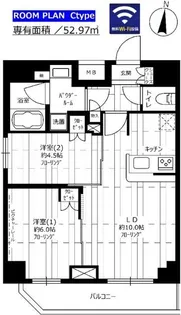 グランドコンシェルジュ菊川【7階】の間取り