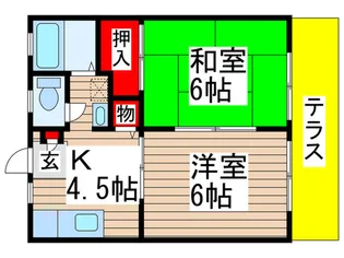 サンモールヴィラ【1階】の間取り